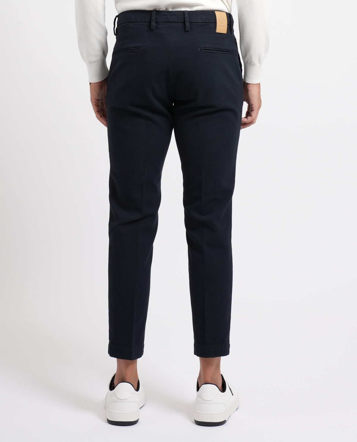 Pantaloni slim fit Sette/Mezzo con gancio 