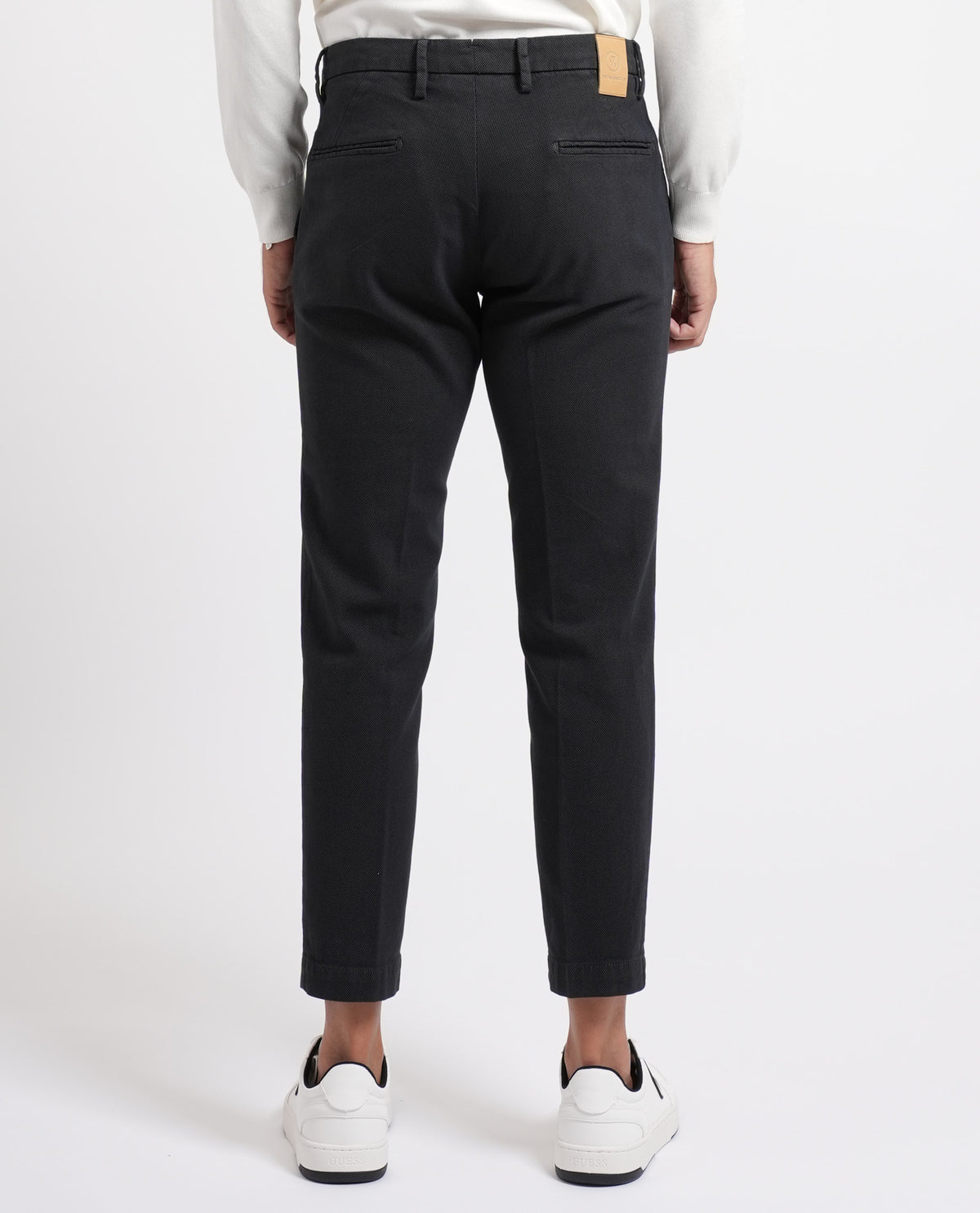 Pantaloni slim fit Sette/Mezzo con gancio 