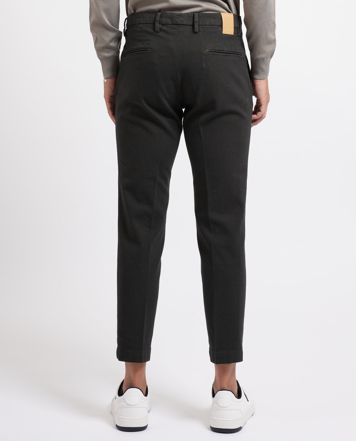 Pantaloni slim fit Sette/Mezzo con gancio 