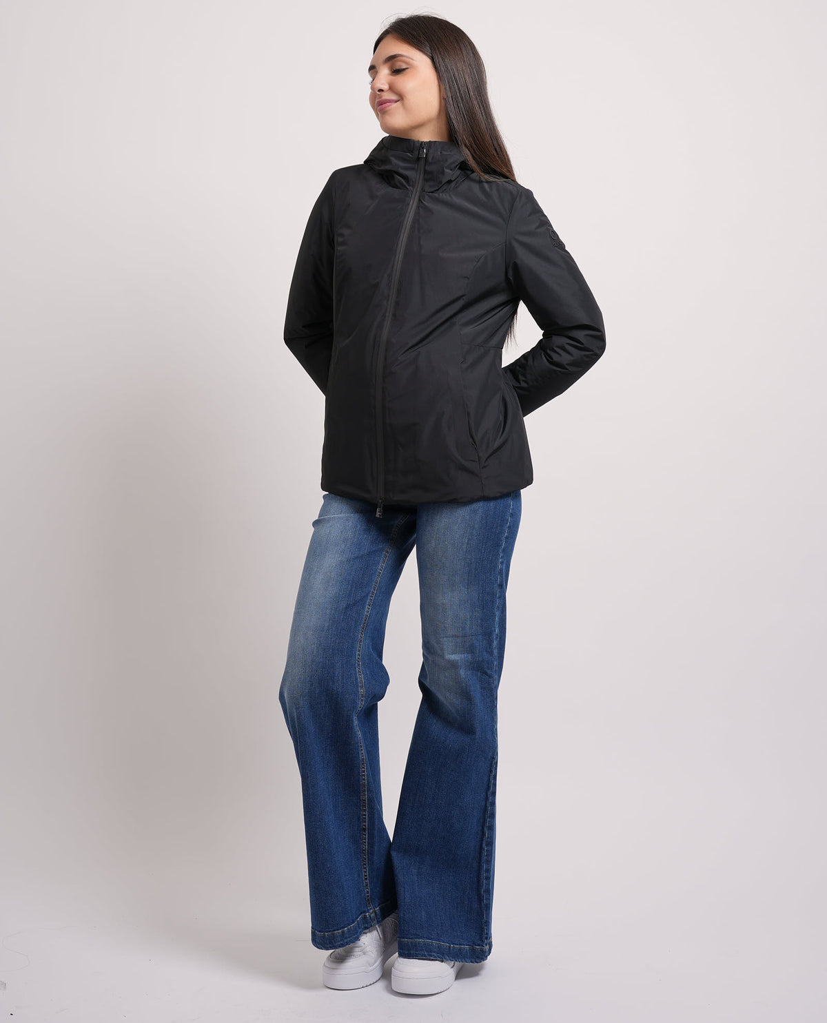 Giubbotto donna Suns con cappuccio e fullzip 
