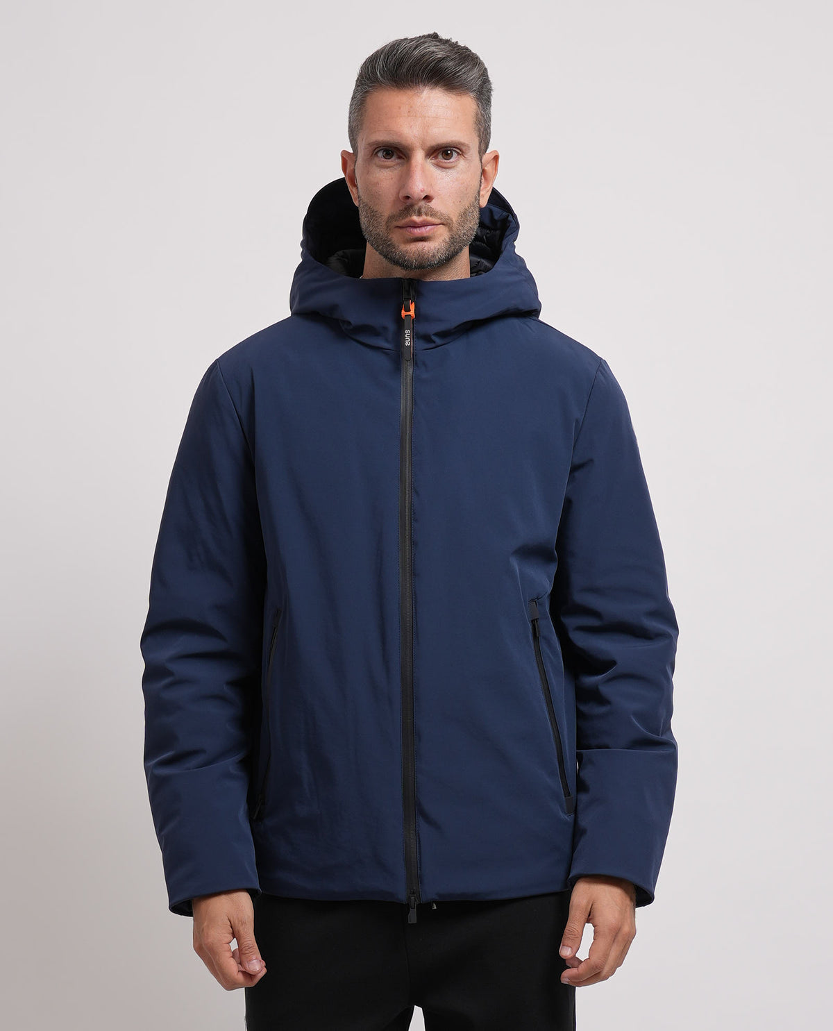 Giubbotto corto Suns con cappuiccio e fullzip 