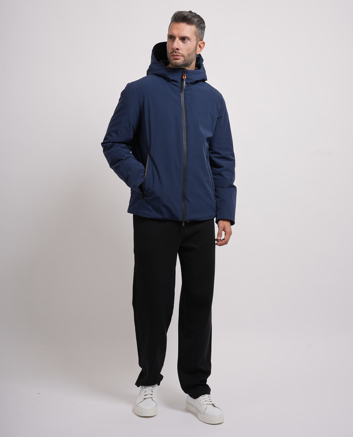 Giubbotto corto Suns con cappuiccio e fullzip 