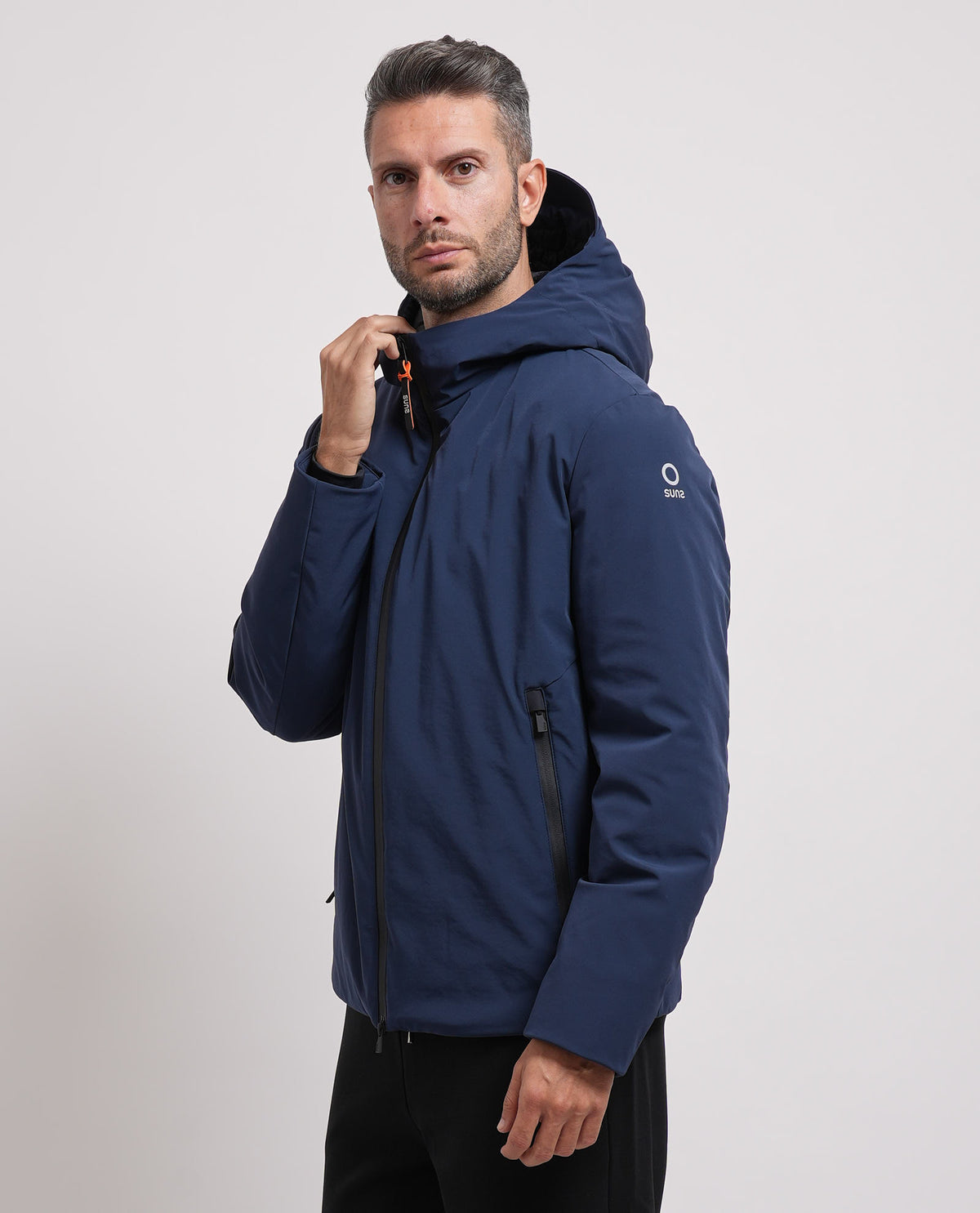 Giubbotto corto Suns con cappuiccio e fullzip 