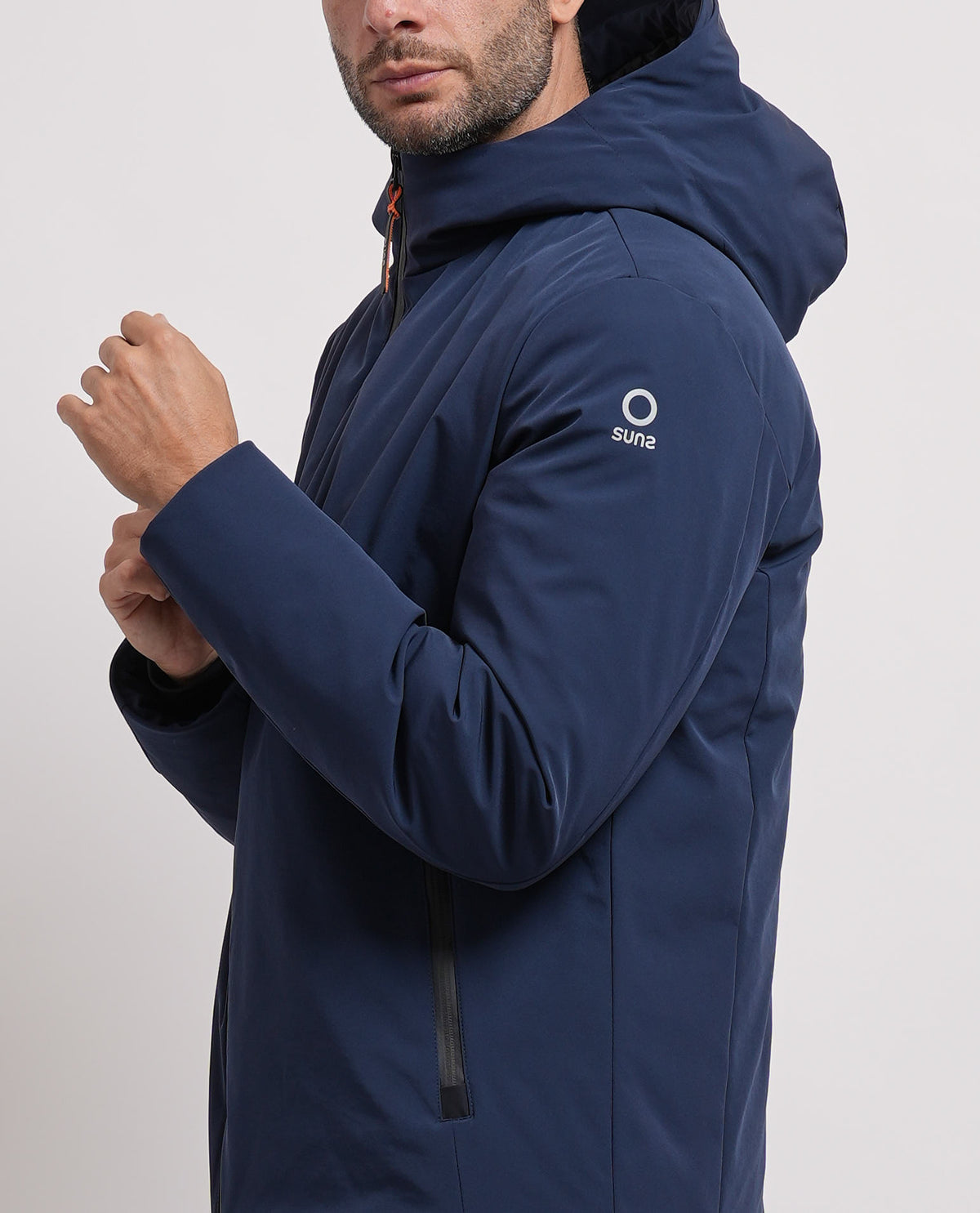 Giubbotto corto Suns con cappuiccio e fullzip 