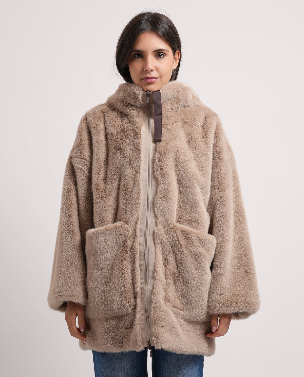 Giubbotto donna reversibile Suns con cappuccio 