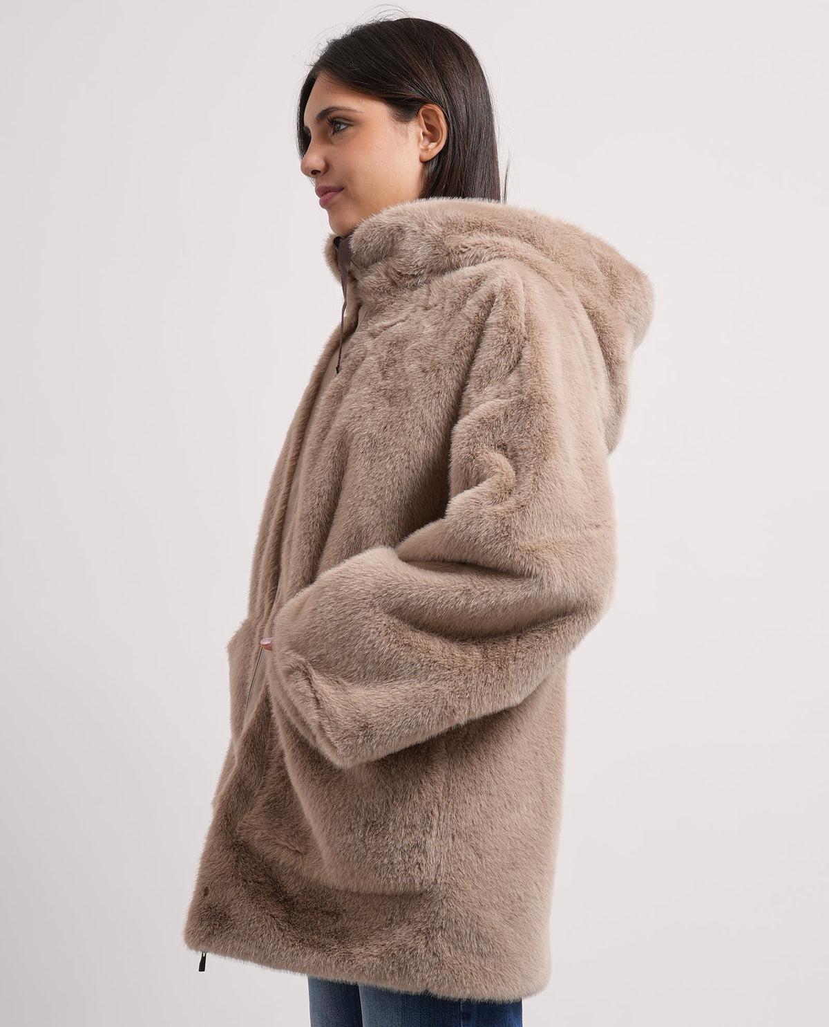 Giubbotto donna reversibile Suns con cappuccio 