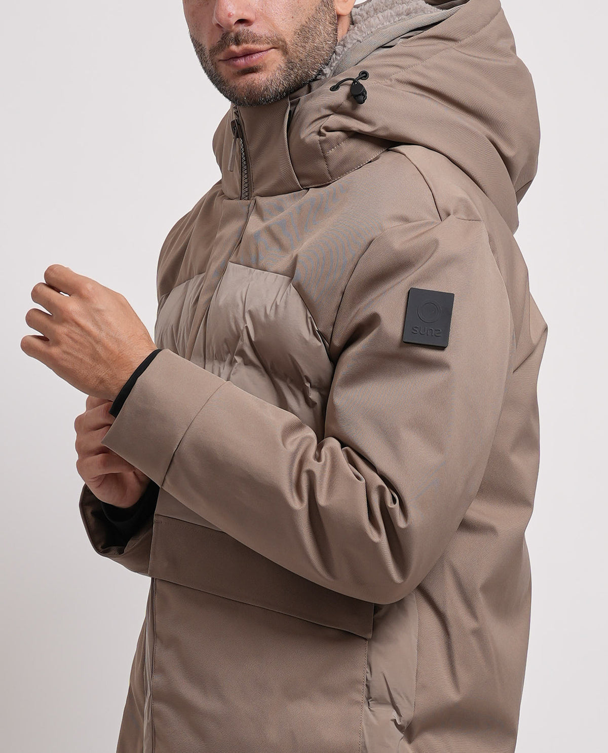 Giubbotto idrorepellente uomo Suns con cappuccio 