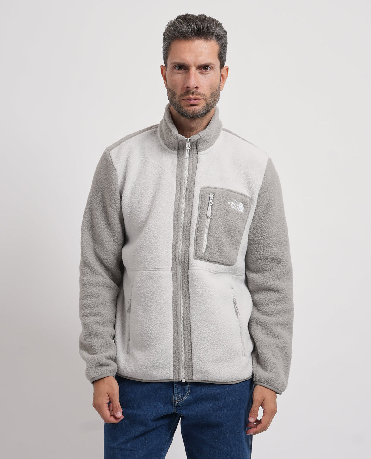 Giacca in pile uomo The North Face con zip integrale 