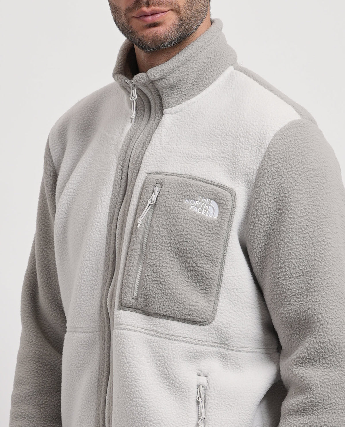 Giacca in pile uomo The North Face con zip integrale 