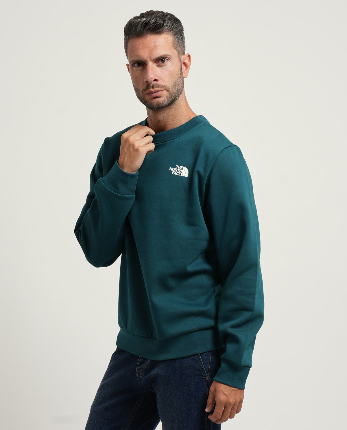 Felpa uomo The North Face con stampa posteriore 