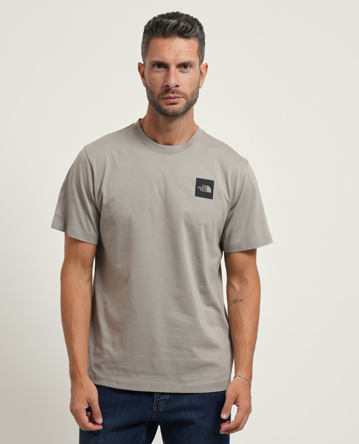 T-shirt uomo The North Face doppio logo 