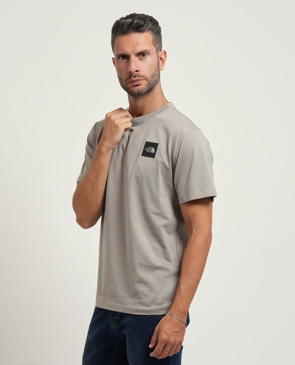 T-shirt uomo The North Face doppio logo 