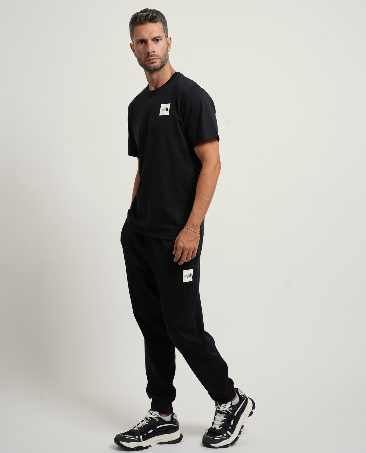 T-shirt uomo The North Face doppio logo 