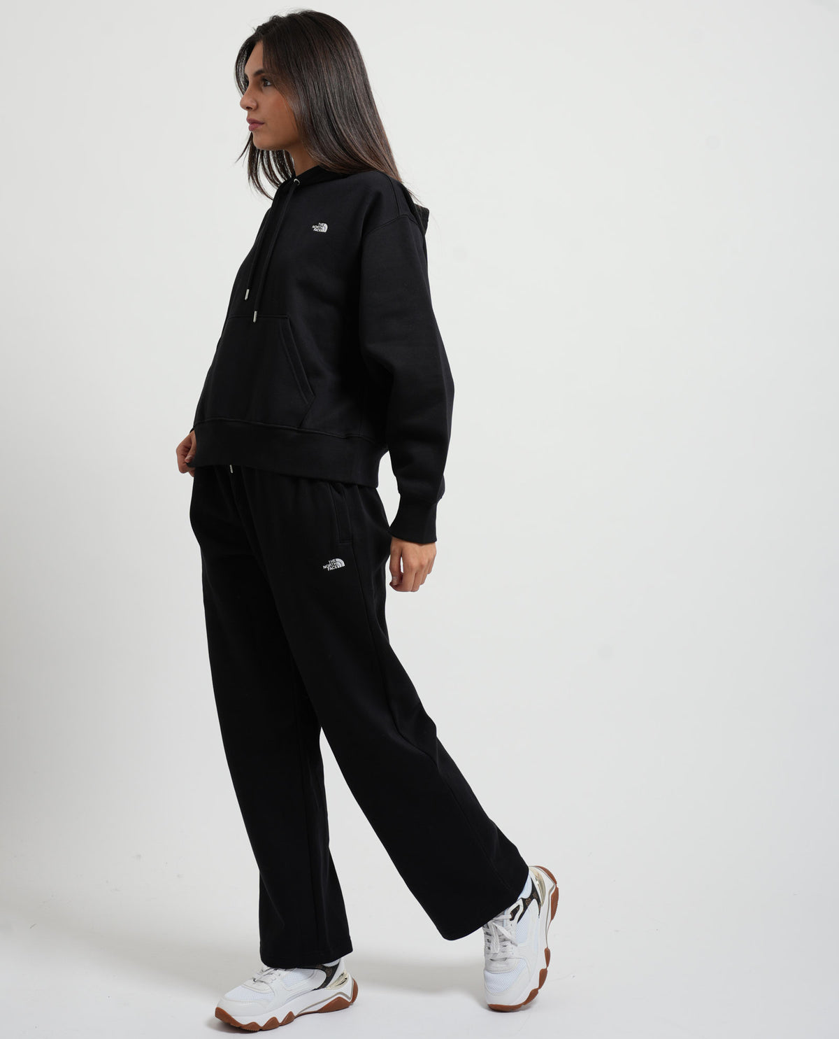 Felpa donna The North Face con tasche a marsupio 