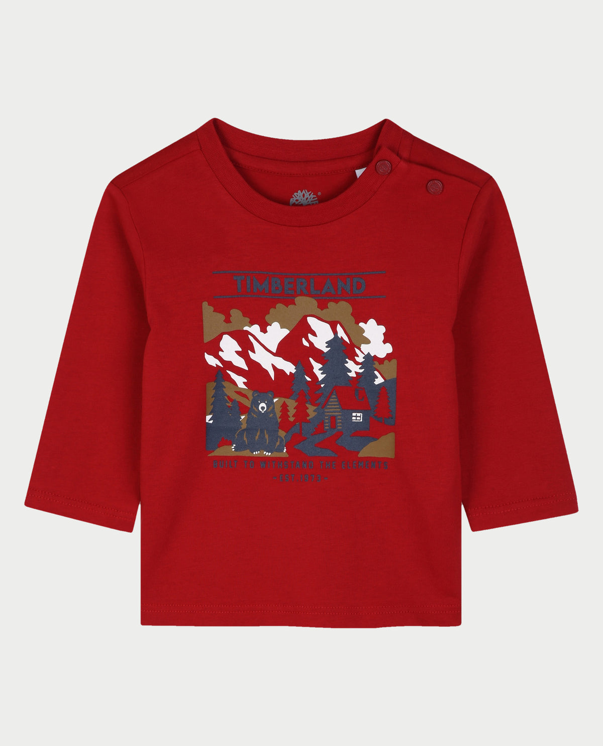 Maglia a manica lunga Timberland bambino con stampa 