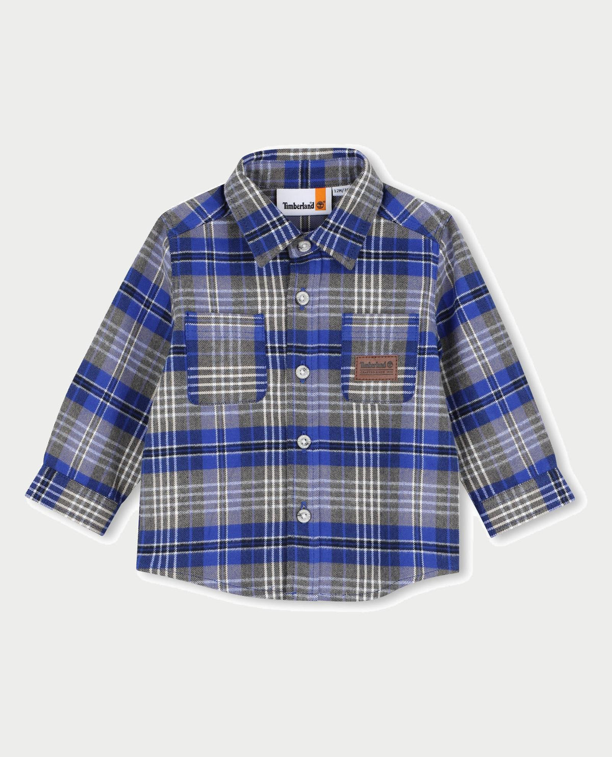 Camicia a quadri Timberland bambino maniche lunghe 