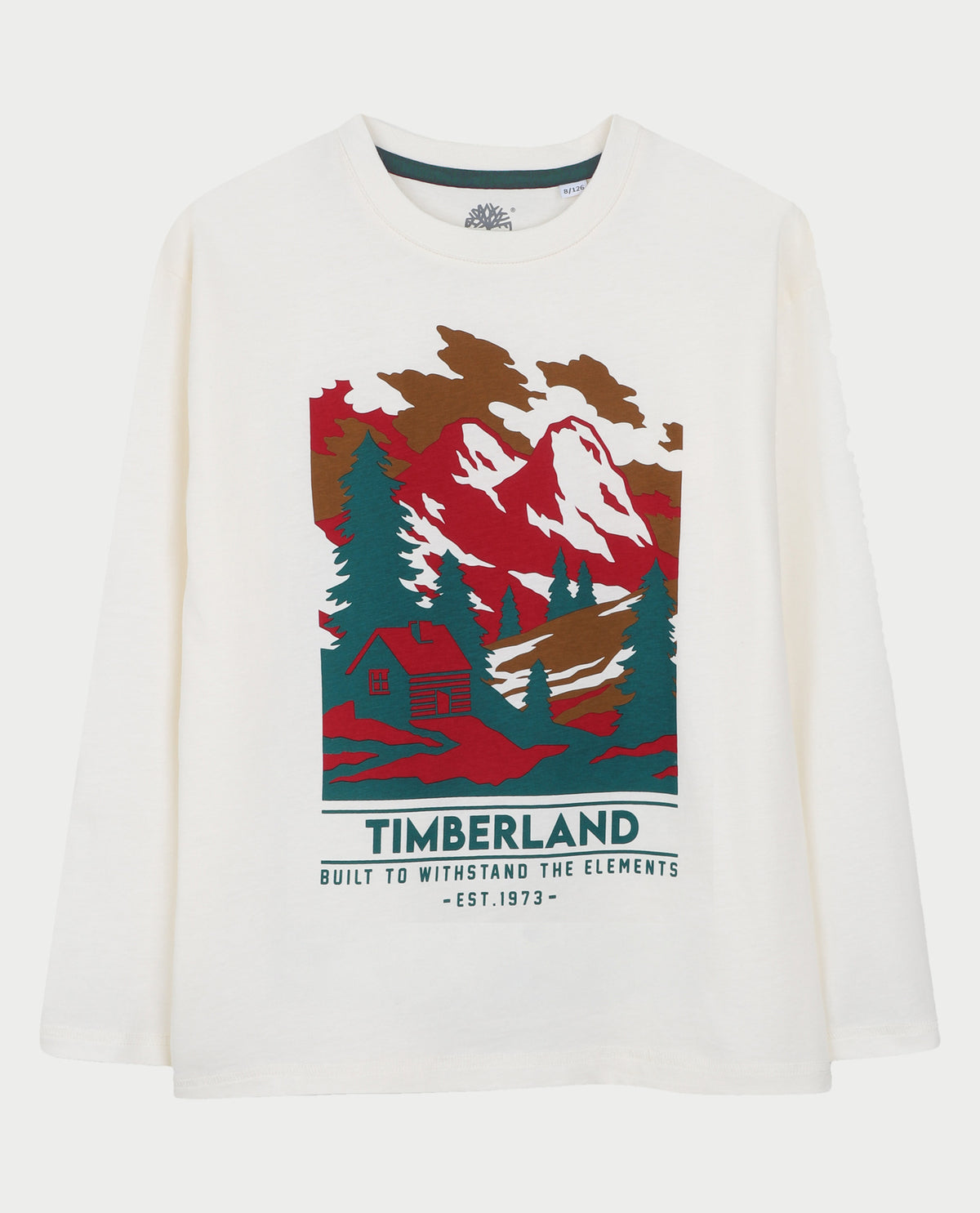 Maglia girocollo Timberland con stampa fantasia 