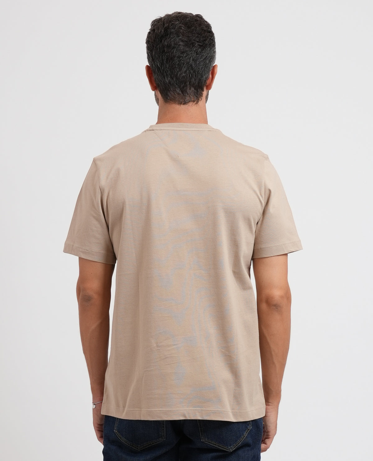 T-shirt girocollo uomo Tommy Hilfiger con bandierina 