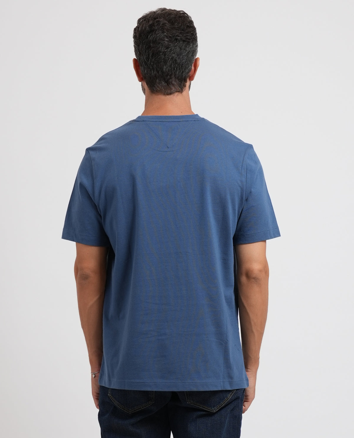 T-shirt girocollo uomo Tommy Hilfiger con bandierina 