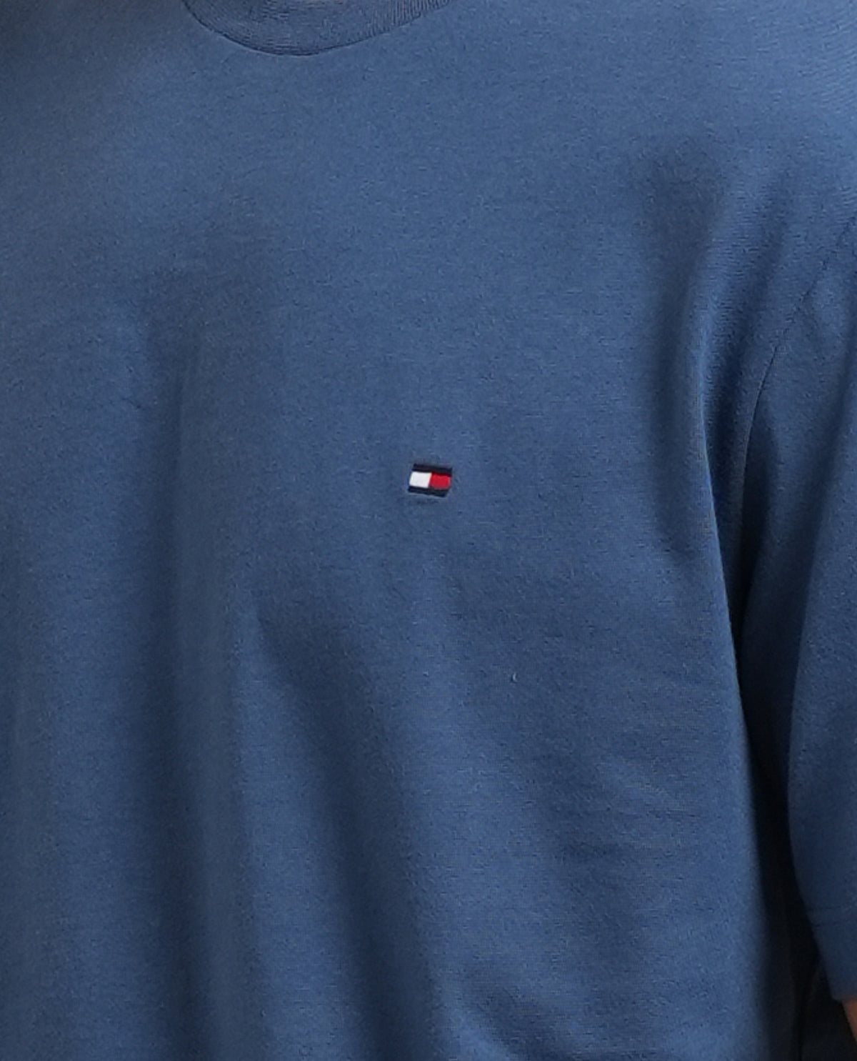 T-shirt girocollo uomo Tommy Hilfiger con bandierina 