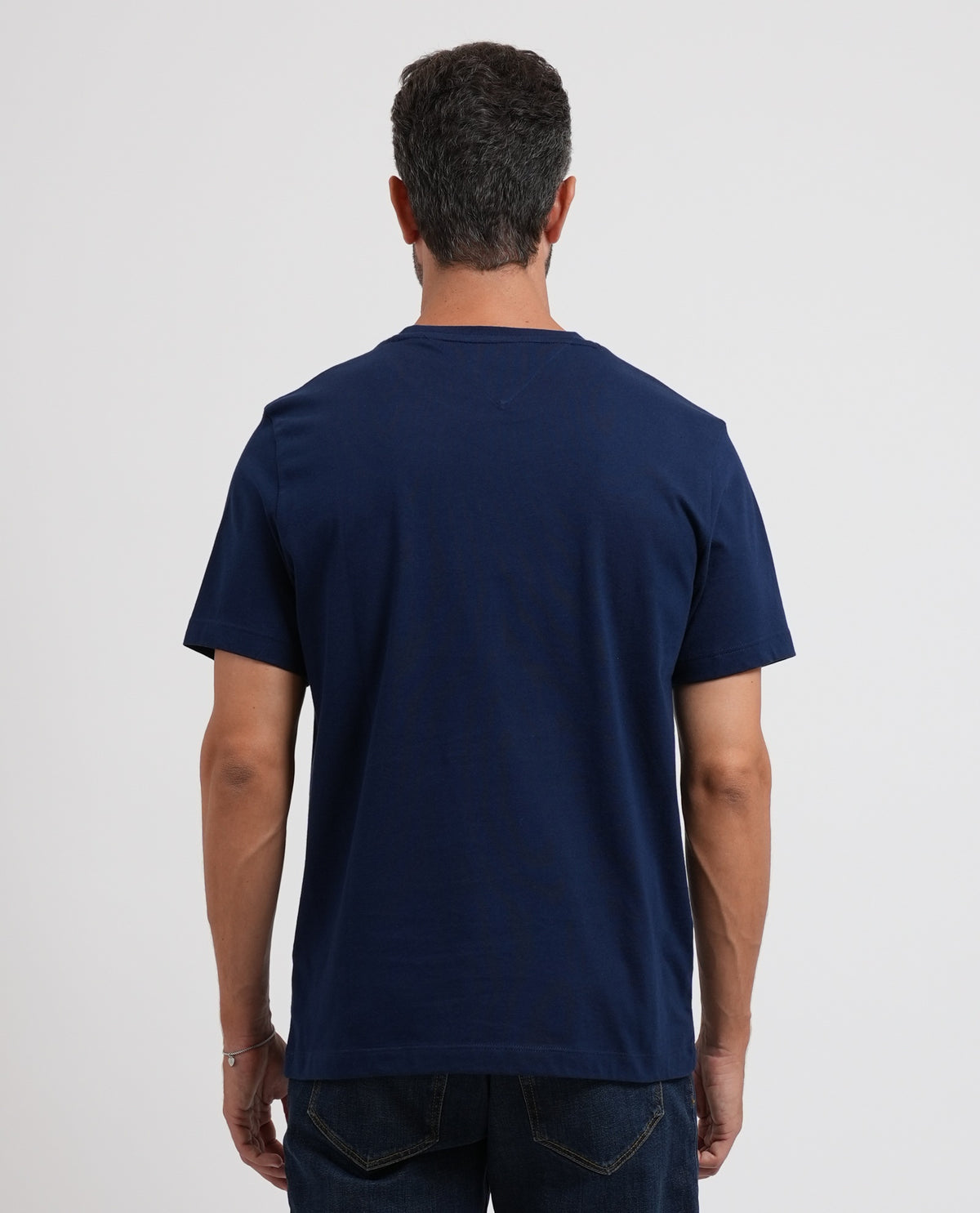T-shirt girocollo uomo Tommy Hilfiger con bandierina 