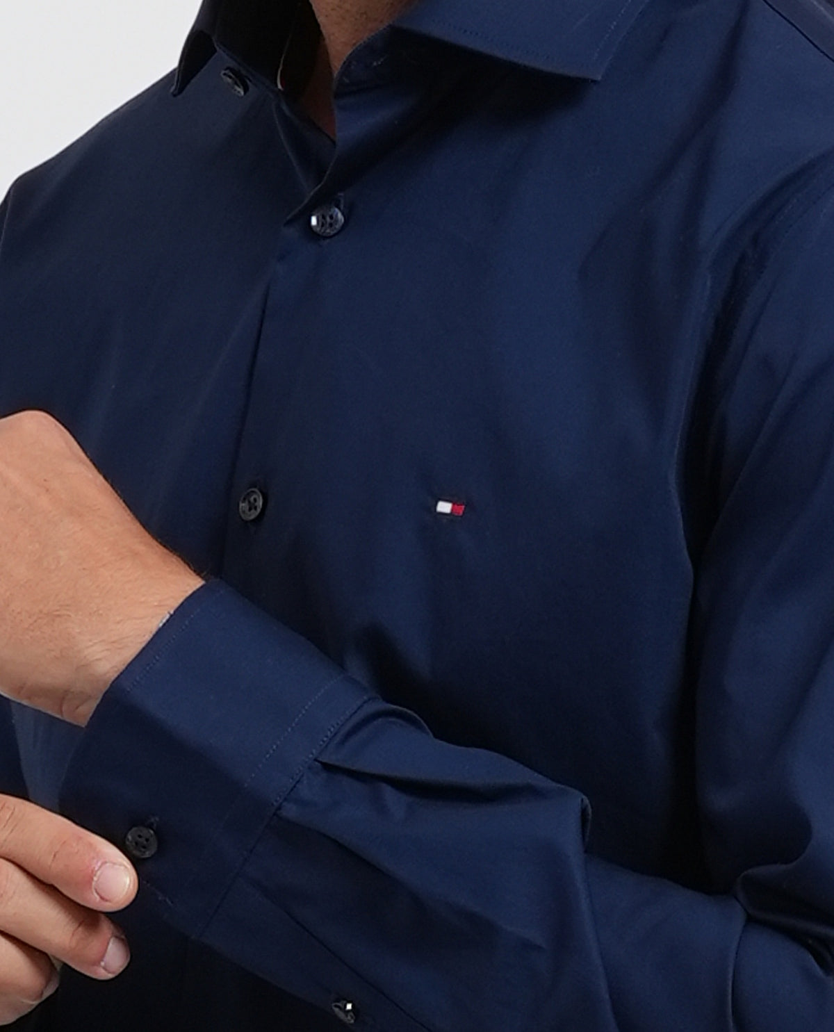 Camicia uomo Tommy Hilfiger con logo bandiera 