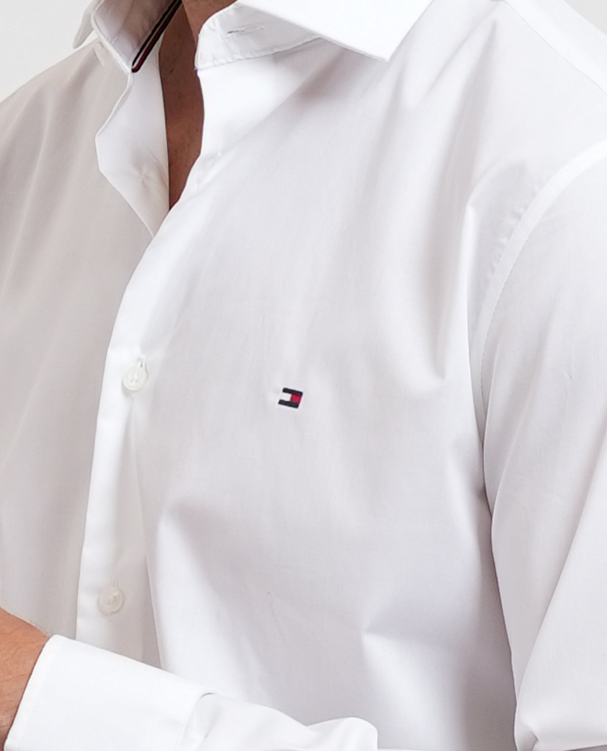 Camicia uomo Tommy Hilfiger con logo bandiera 