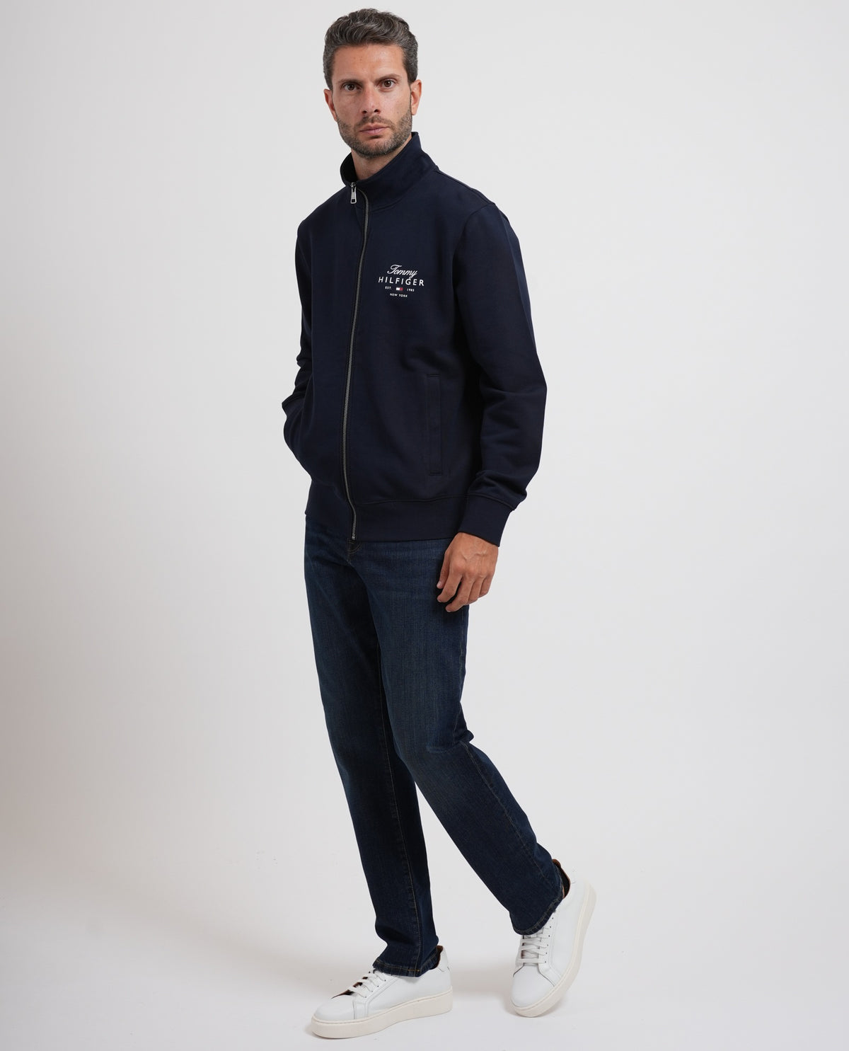 Felpa uomo Tommy Hilfiger fullzip 