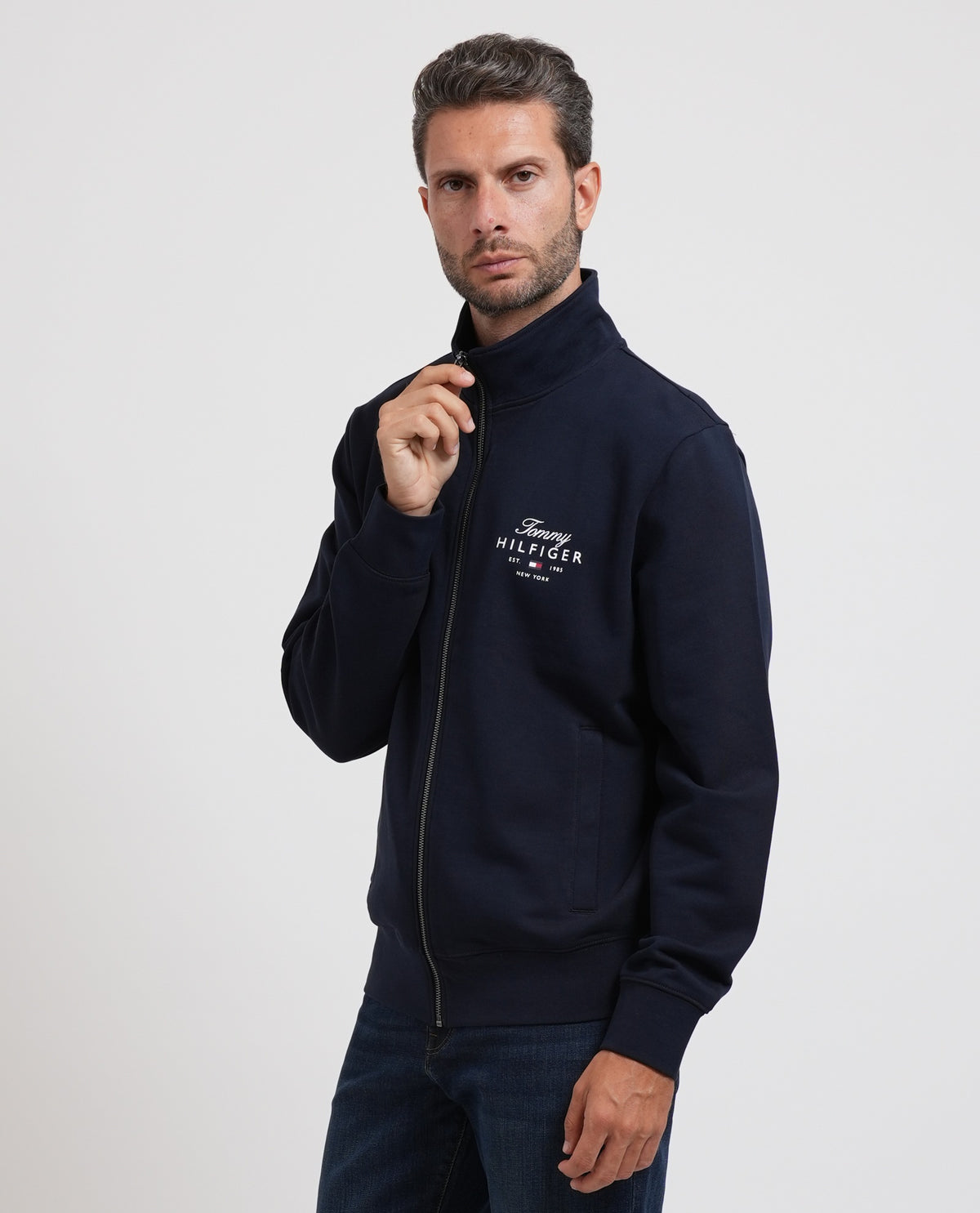 Felpa uomo Tommy Hilfiger fullzip 