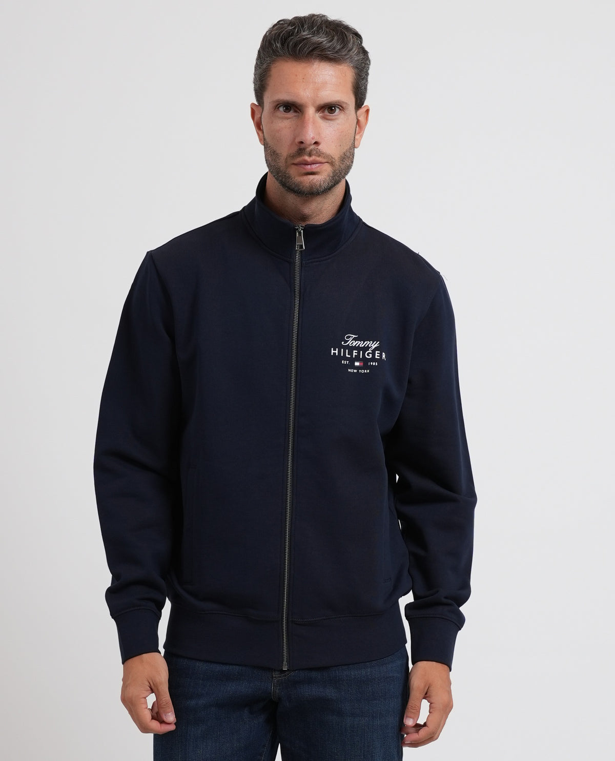 Felpa uomo Tommy Hilfiger fullzip 