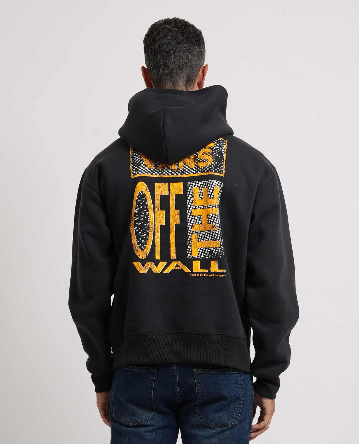 Felpa uomo Vans con maxi logo sul retro 
