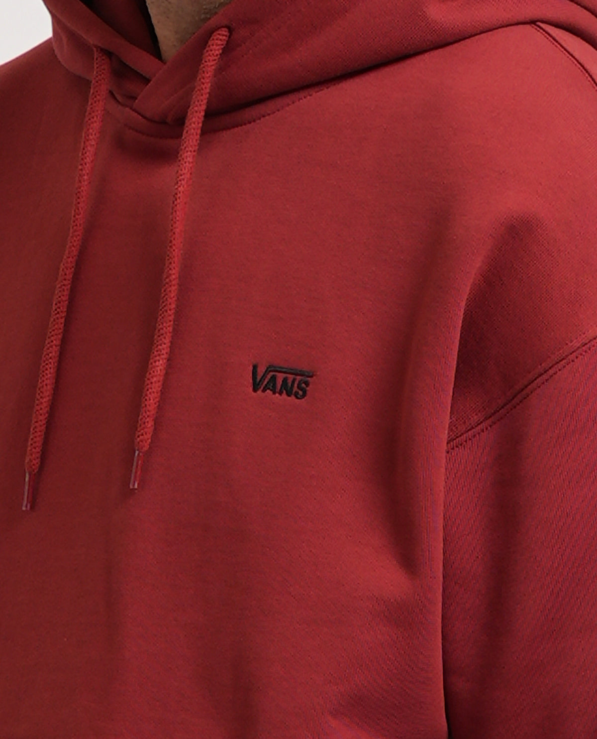 Felpa uomo Vans con cappuccio e logo ricamato 