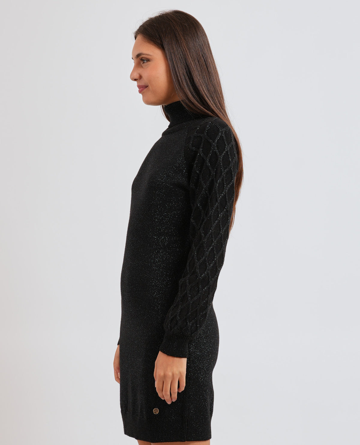 Vestito donna Yes Zee a collo alto 