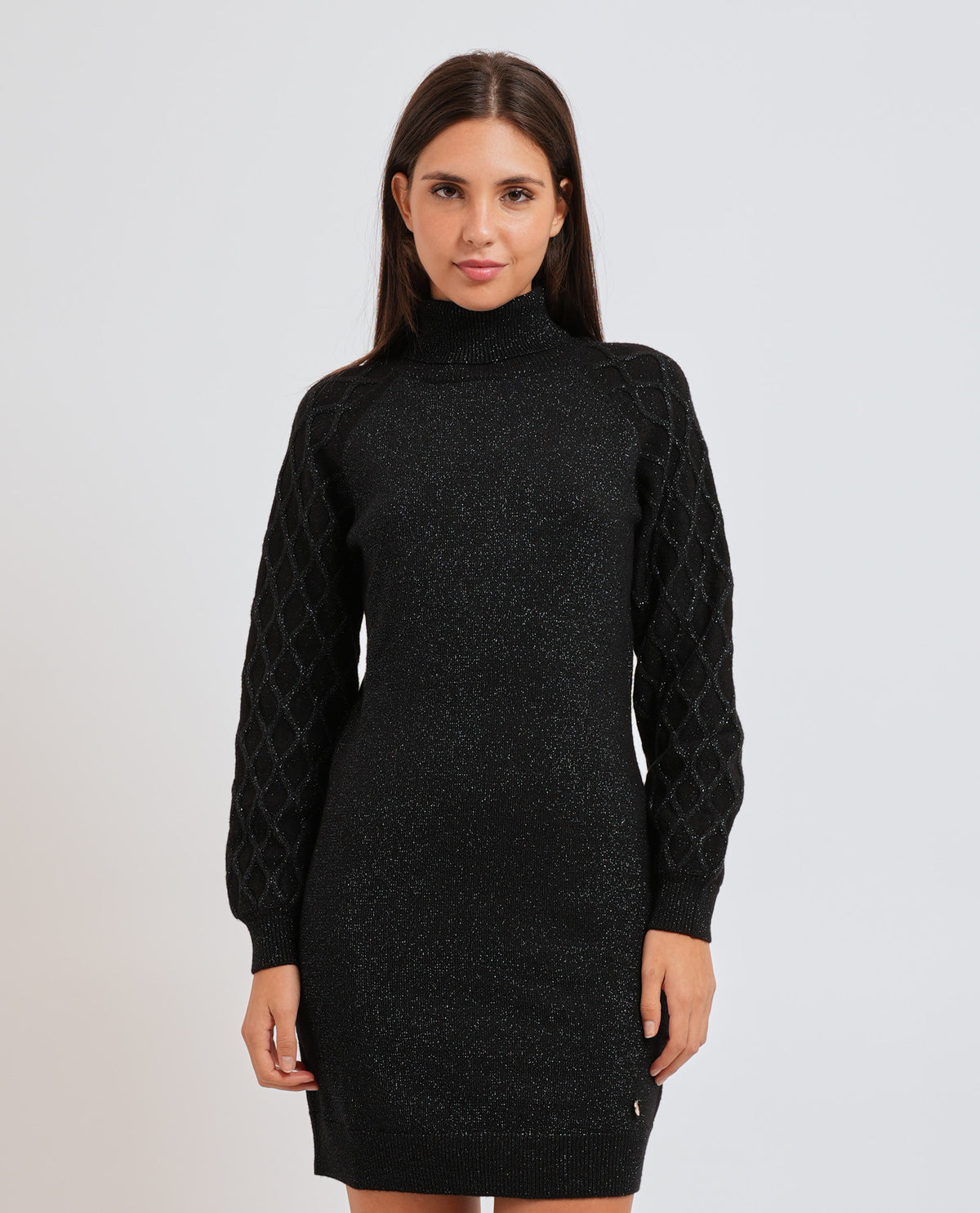 Vestito donna Yes Zee a collo alto 