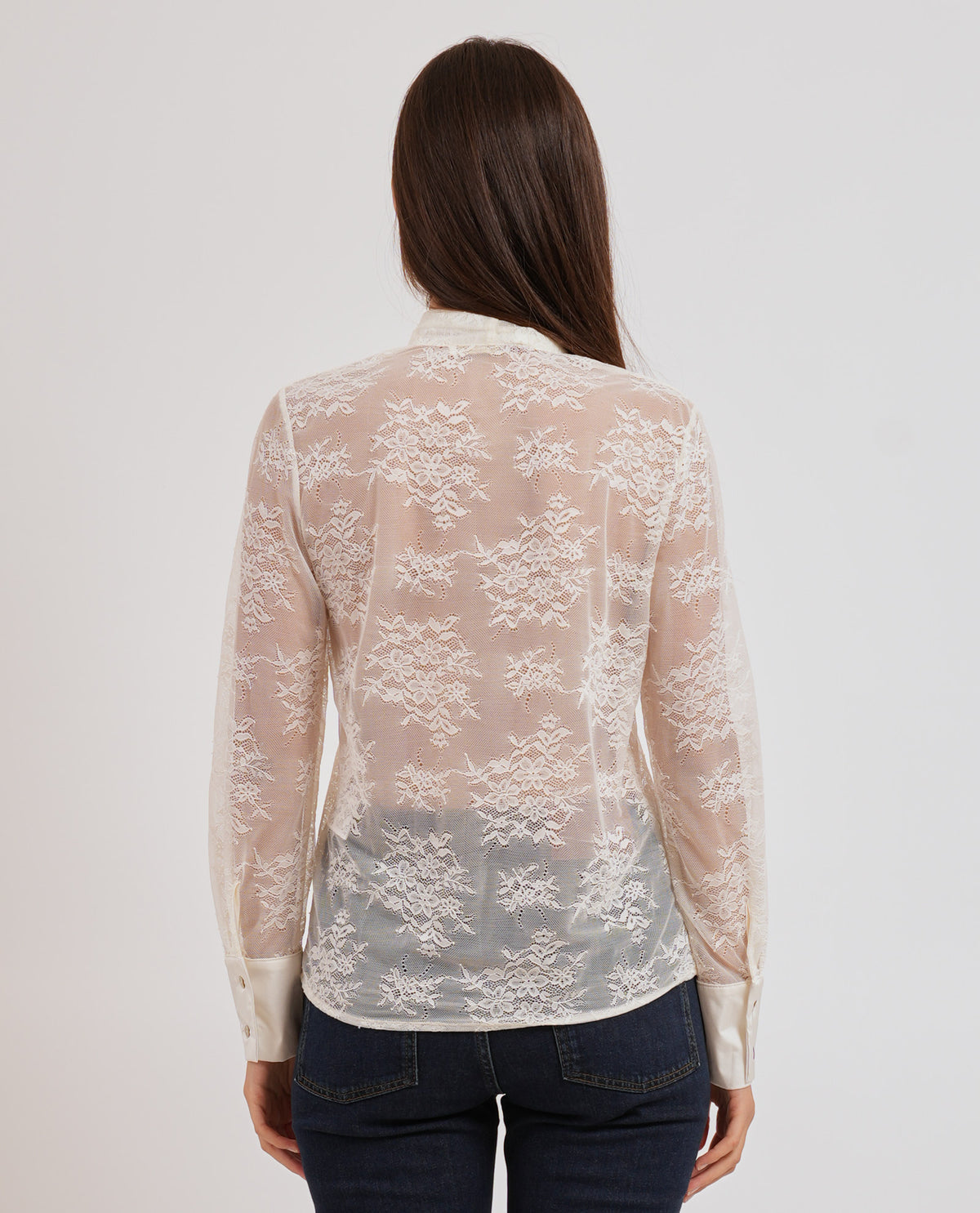 Camicia donna Yes Zee con fiocco 
