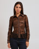 Camicia donna Yes Zee con dettagli in pizzo
