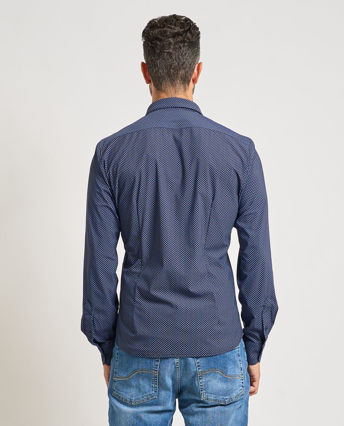 Camicia uomo Yes Zee a microfantasia 