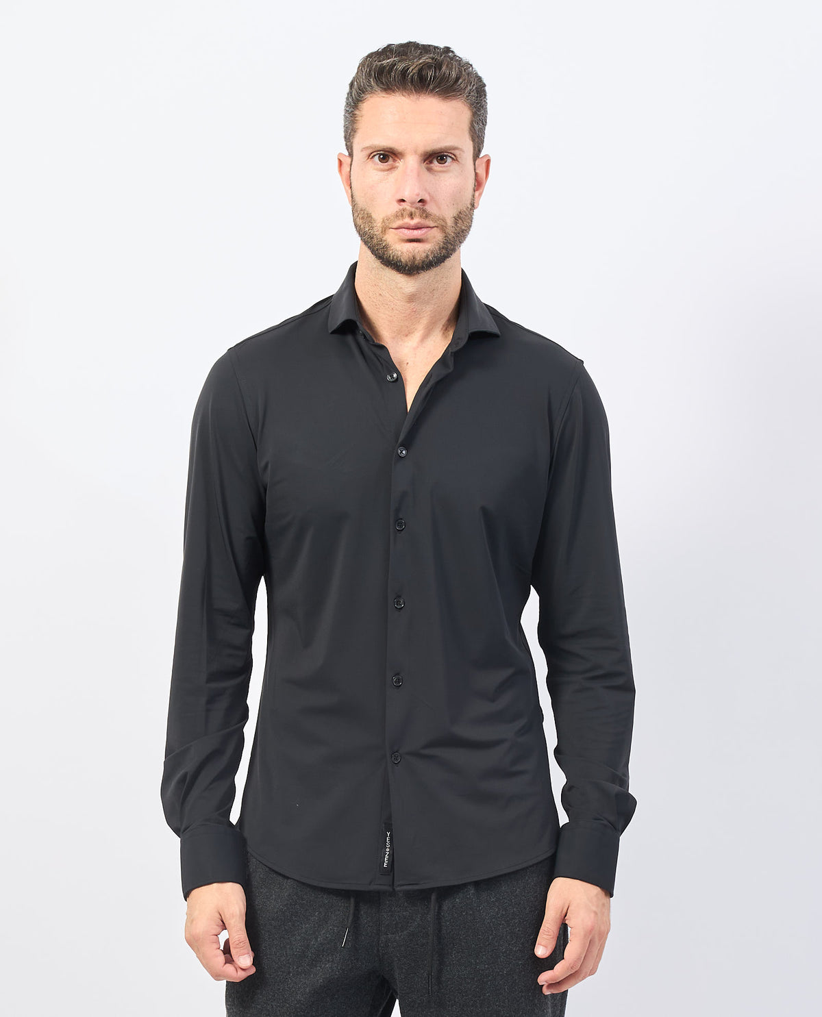 Camicia uomo Yes Zee tinta unita 