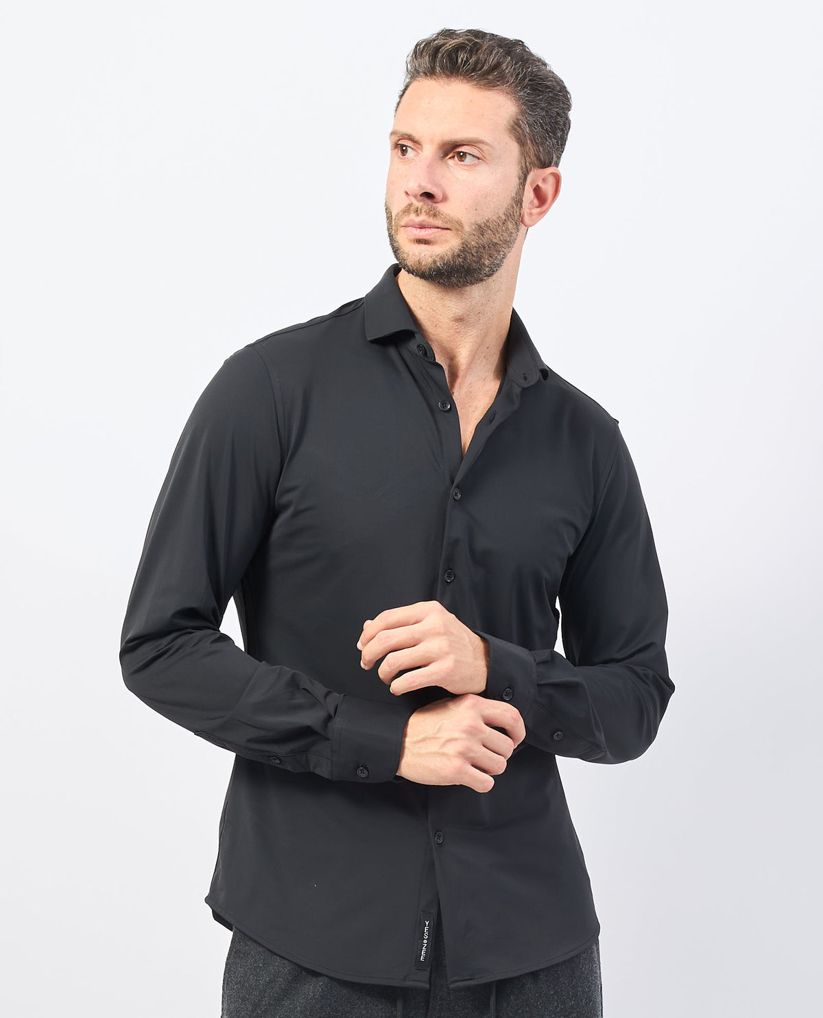 Camicia uomo Yes Zee tinta unita 