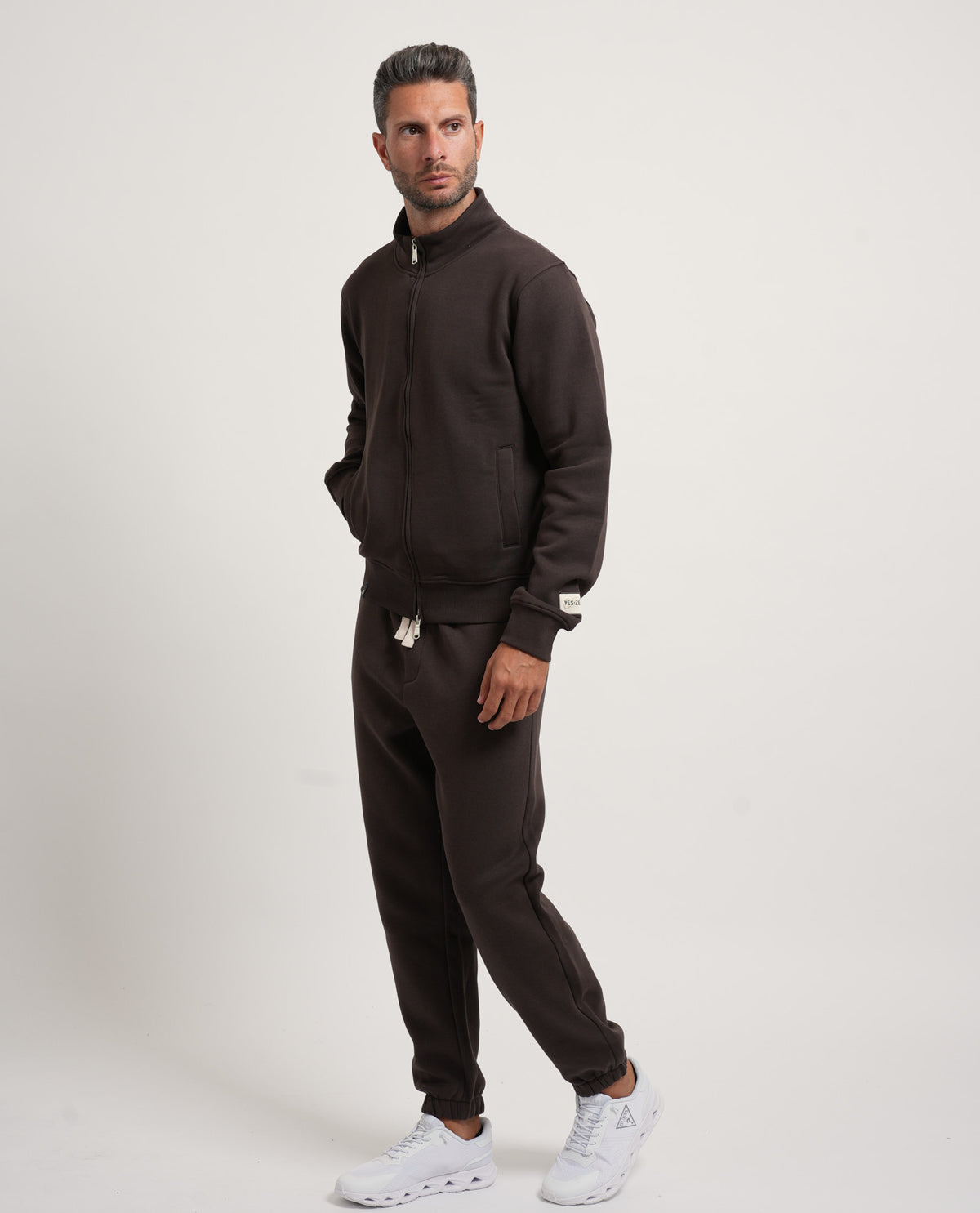 Felpa fullzip Yes Zee con doppio tirante 