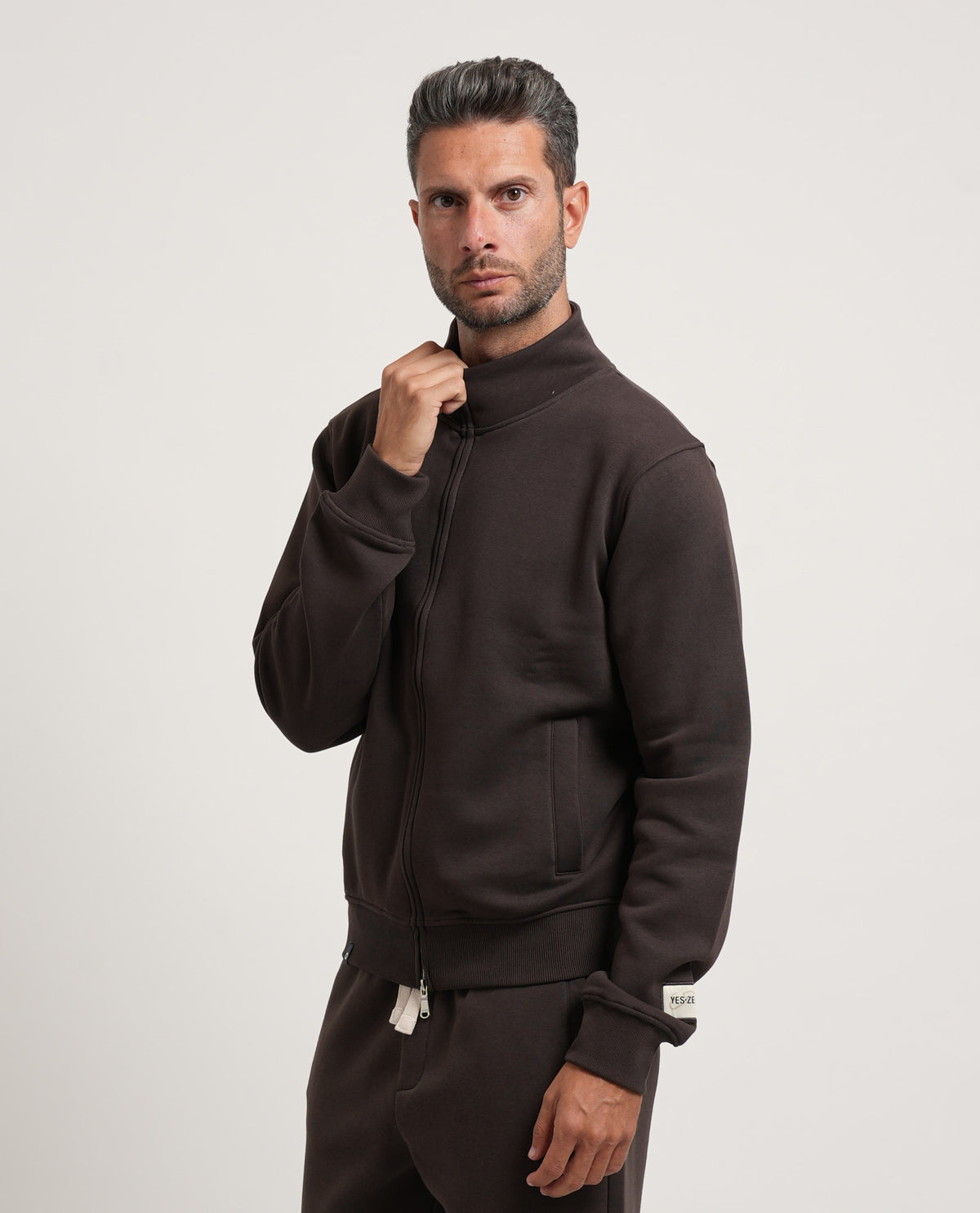 Felpa fullzip Yes Zee con doppio tirante 