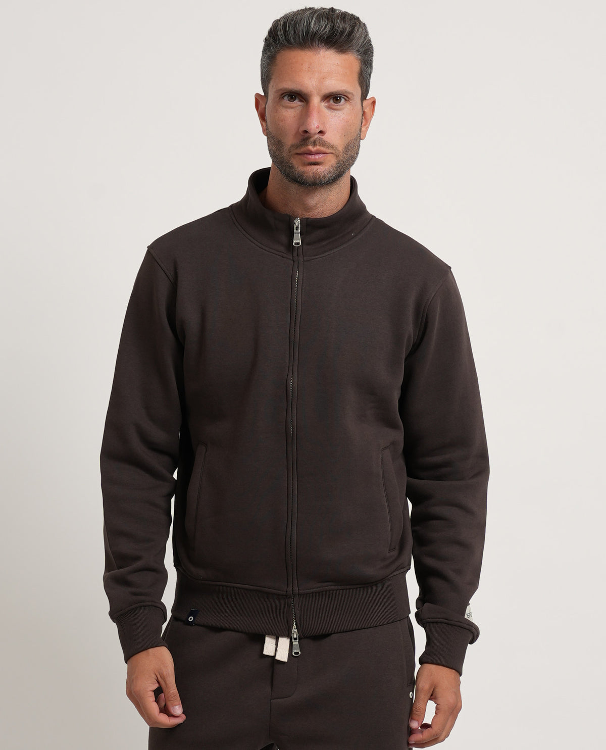 Felpa fullzip Yes Zee con doppio tirante 