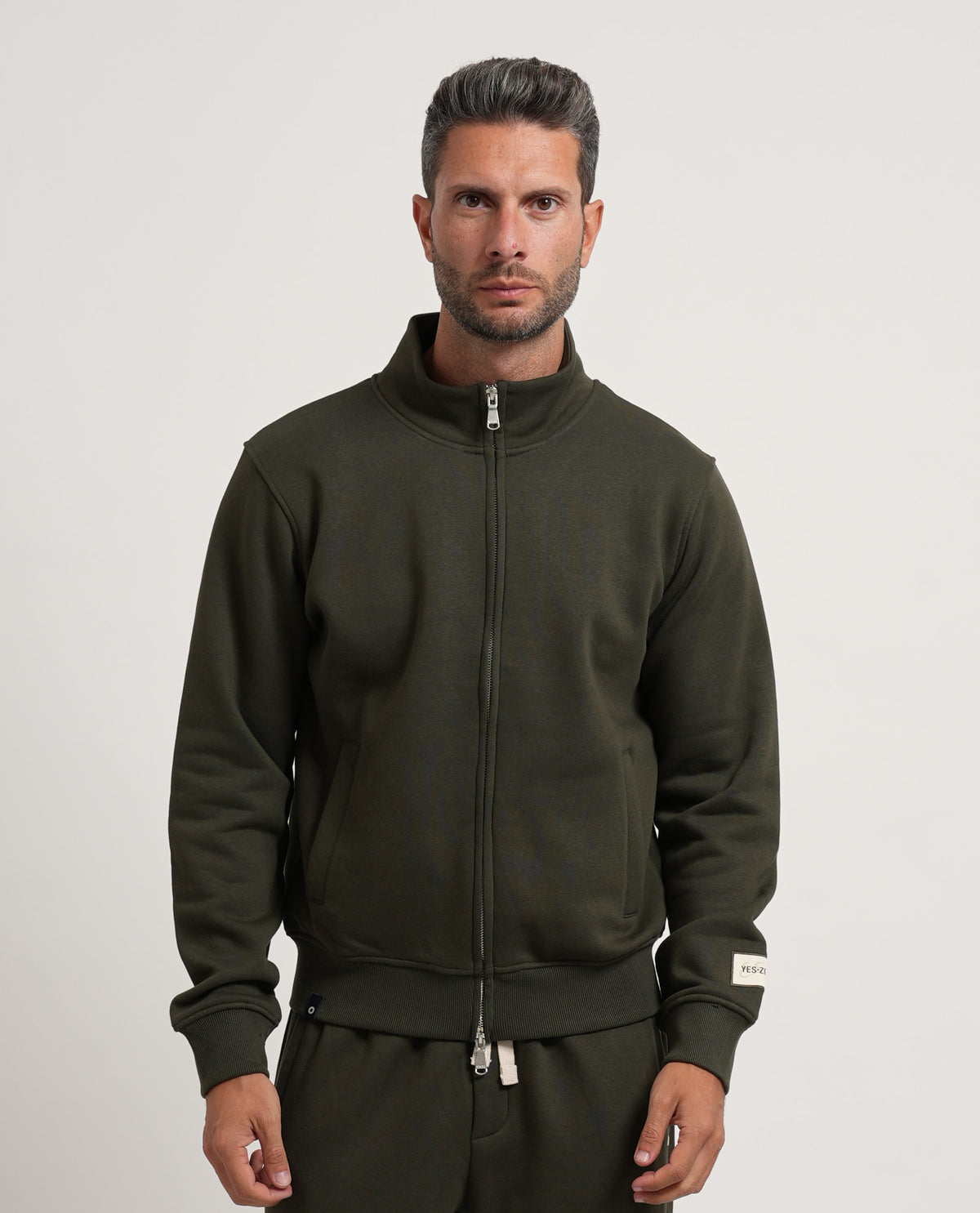 Felpa fullzip Yes Zee con doppio tirante 