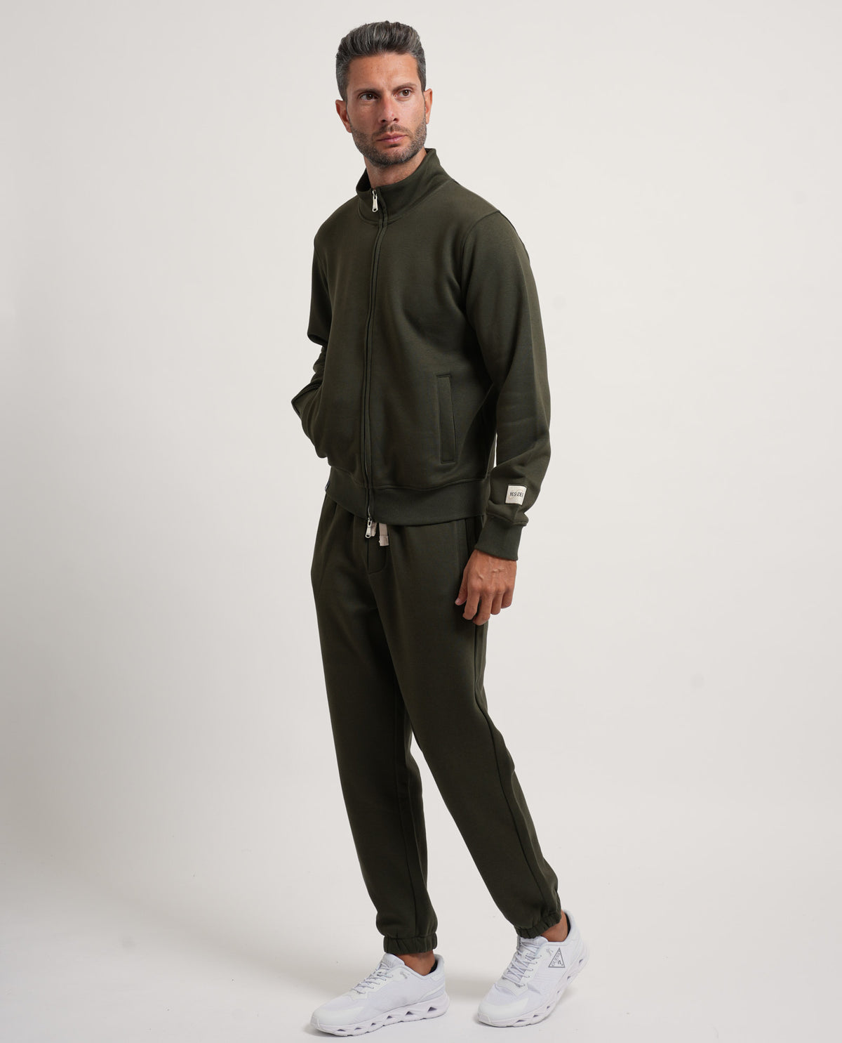 Felpa fullzip Yes Zee con doppio tirante 