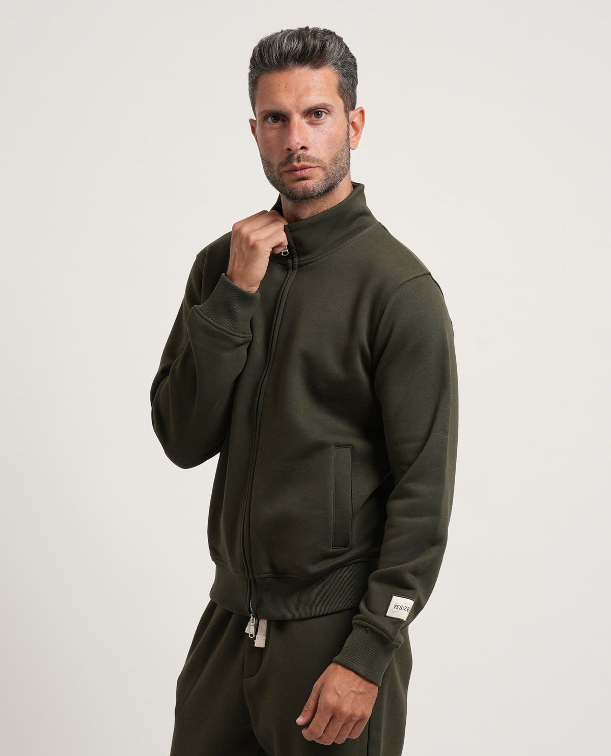 Felpa fullzip Yes Zee con doppio tirante 