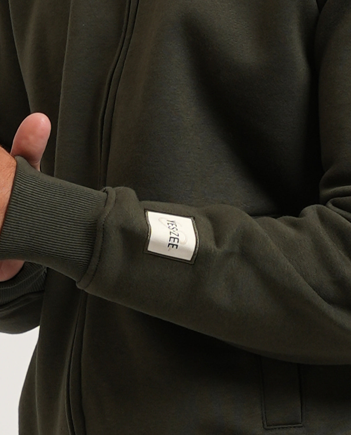 Felpa fullzip Yes Zee con doppio tirante 