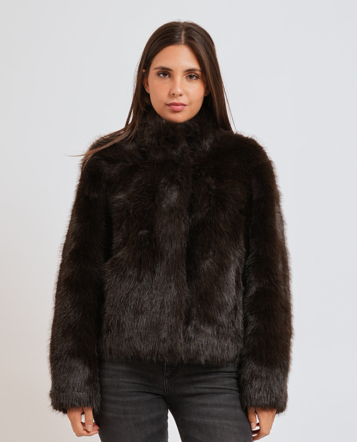 Giubbotto donna Yes Zee ecopelliccia 