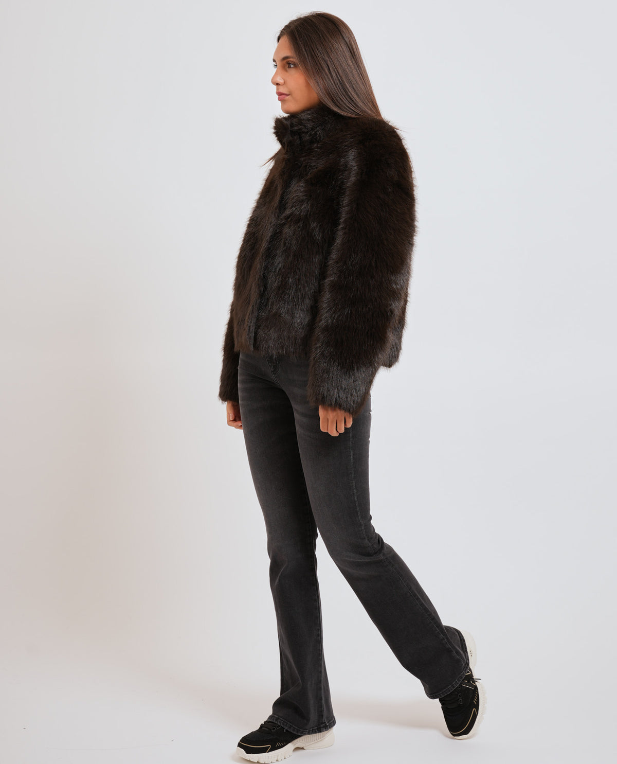 Giubbotto donna Yes Zee ecopelliccia 
