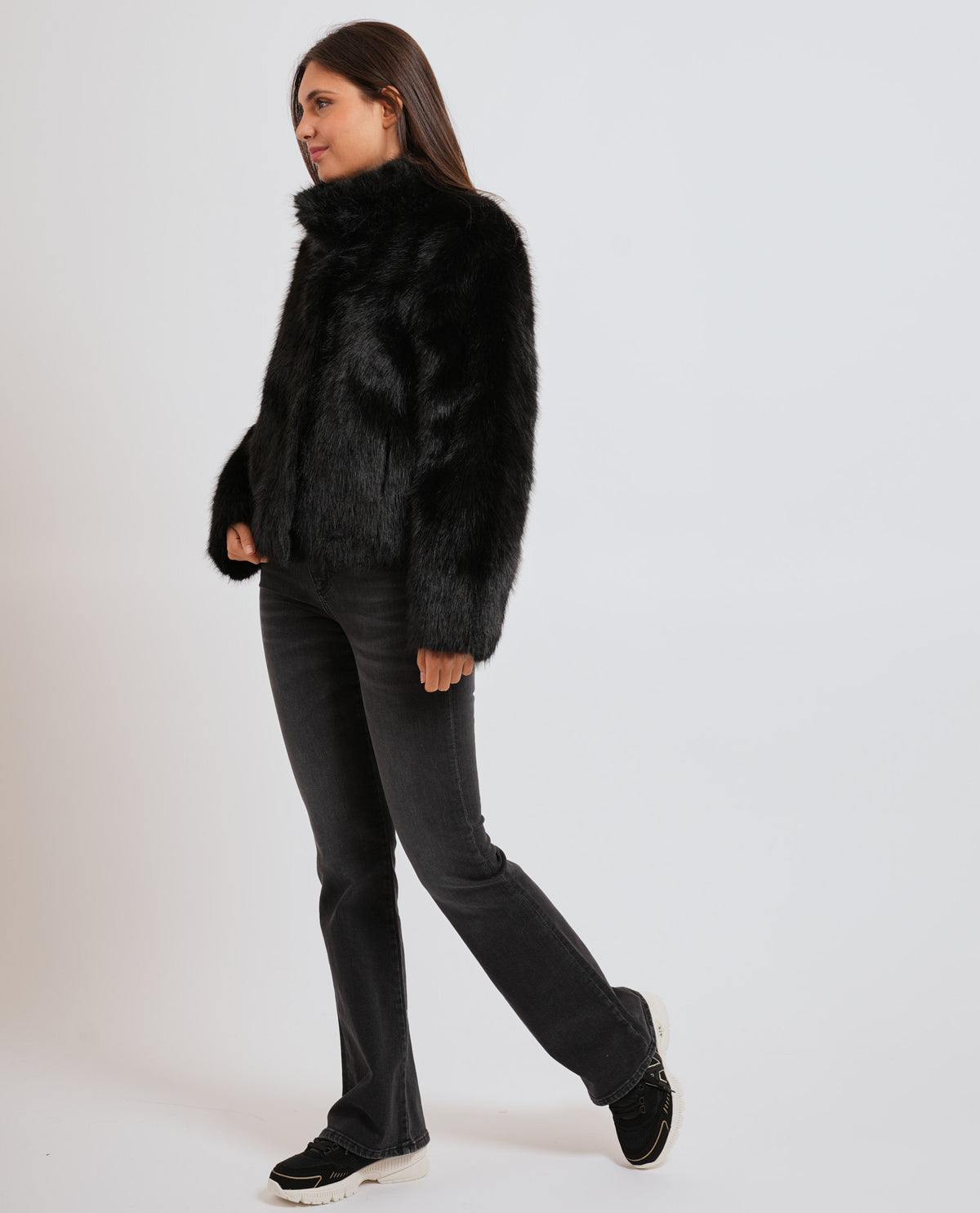 Giubbotto donna Yes Zee ecopelliccia 