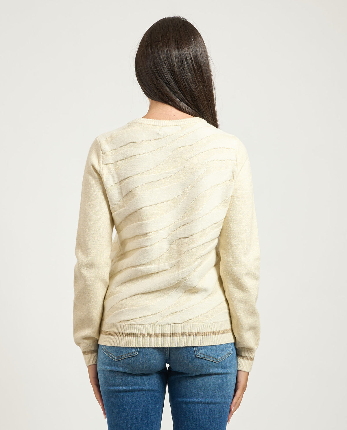 Maglione donna Yes Zee girocollo 